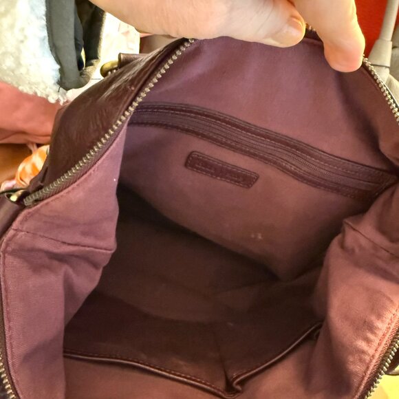 Elda Verney Burgundy Leather Bag - well loved and in beautiful condition - Picture 5 of 16